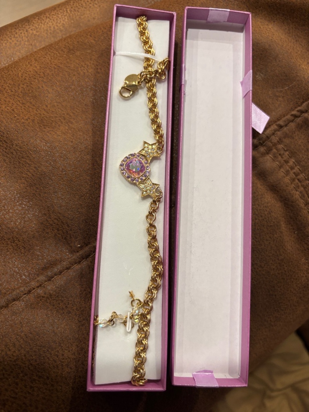FINAL PRIZE🔥Vintage Kirks Folly Gold tone #18”)necklace  with Pendant Charm - Picture 14 of 15